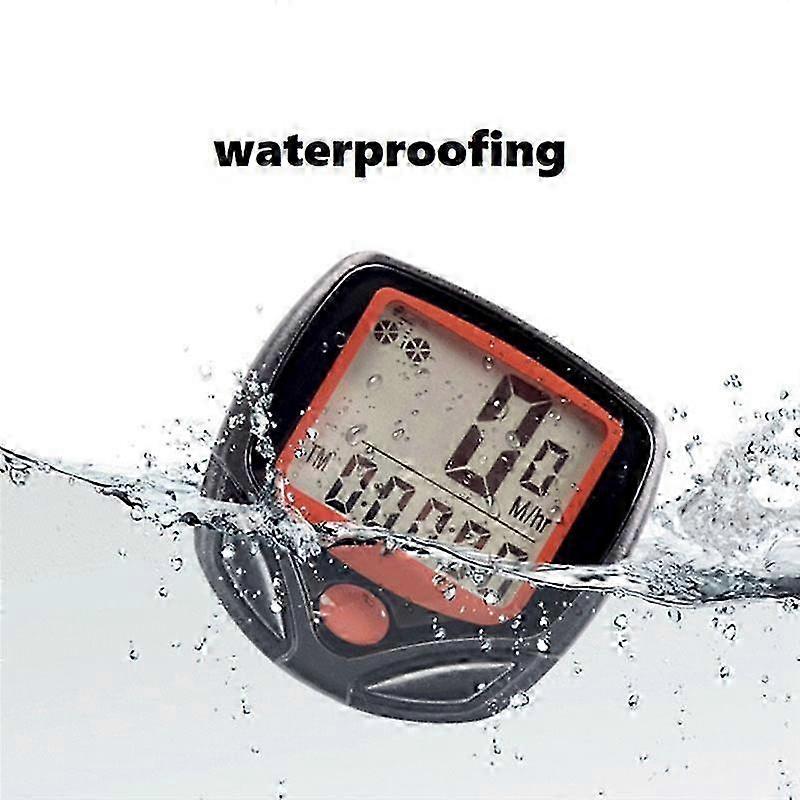 Bike Odometer With LCD Display - Easy Install Cycling Computer With AG13 Battery