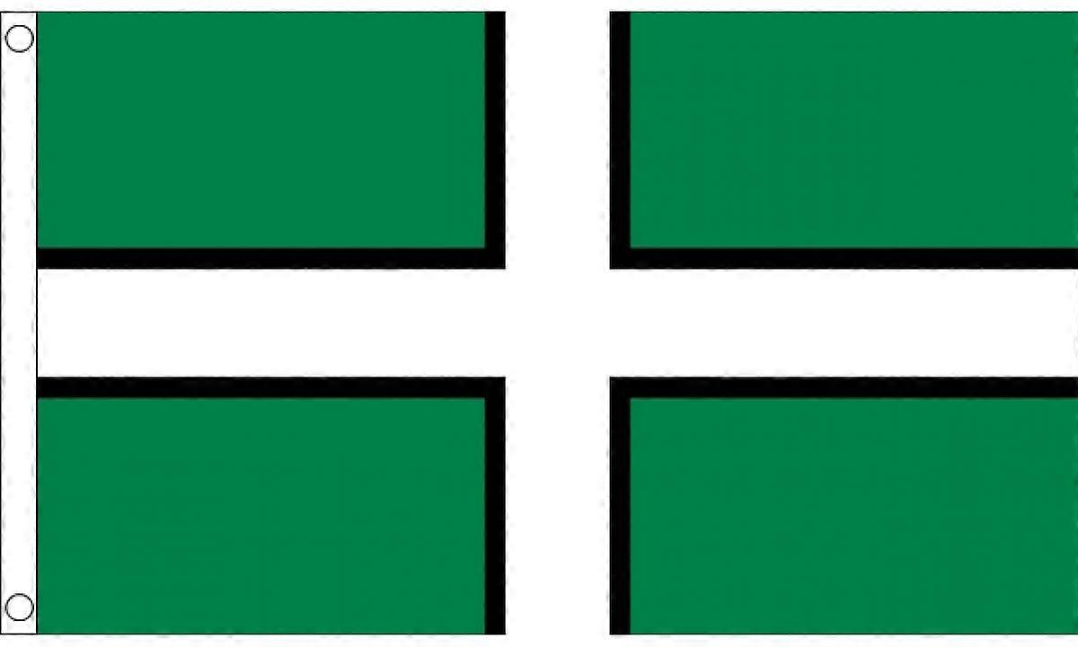 Devon Flagge 100% Polyester mit Ösen Style 293