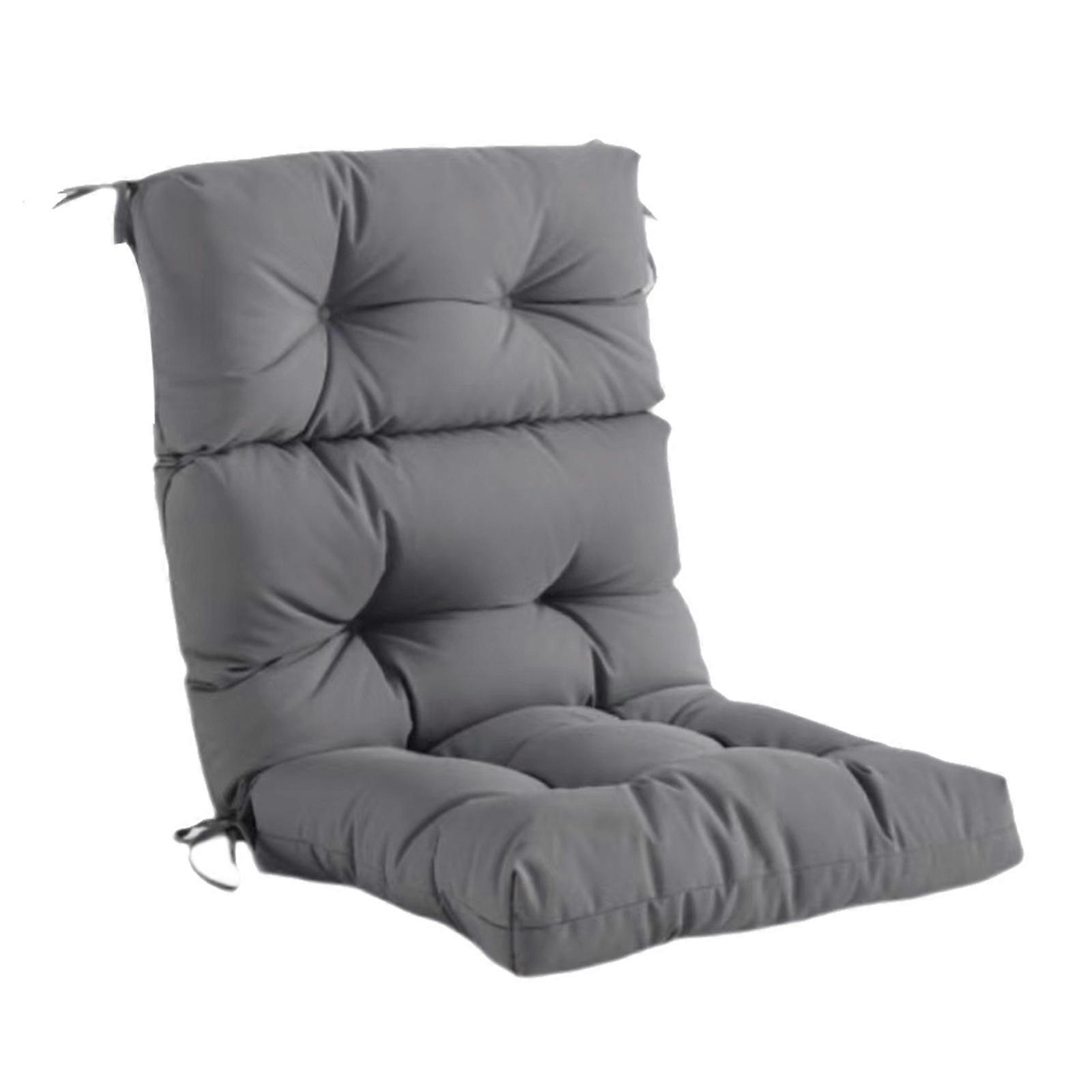 Utomhus Ryggstöd Stolsdyna Sittdyna för Utomhus Vardagsrum Balkong Mörkgrå