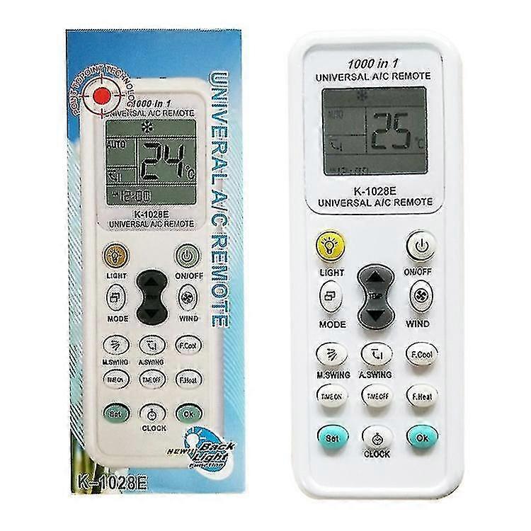 universal air conditioner remote control lcd air conditioner controller 1000 in 1k-1028e one-key set