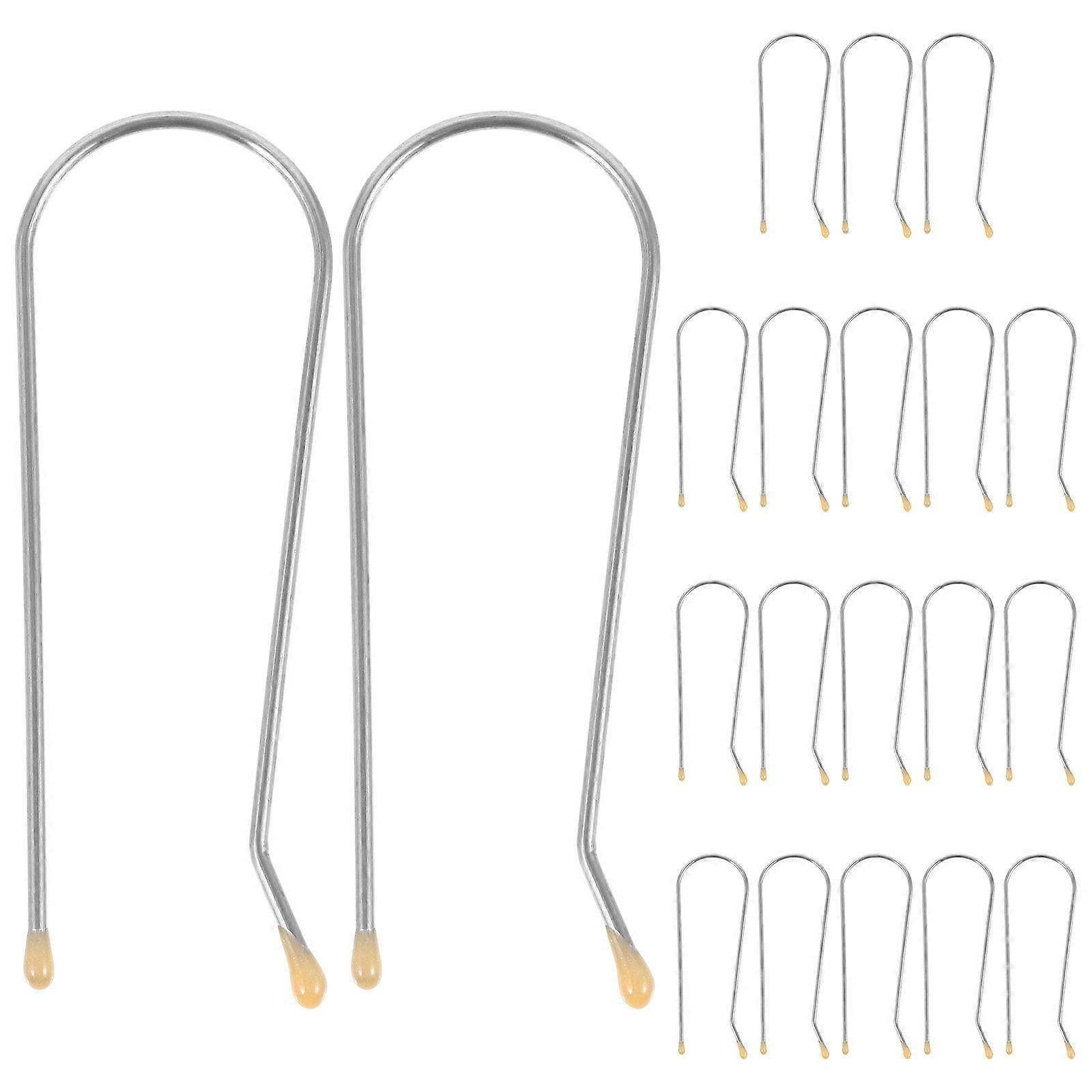 20pcs Hot Roller Clips Hot Rollers Curler Clips Hot Roller Clips Replacement U-shaped Clips