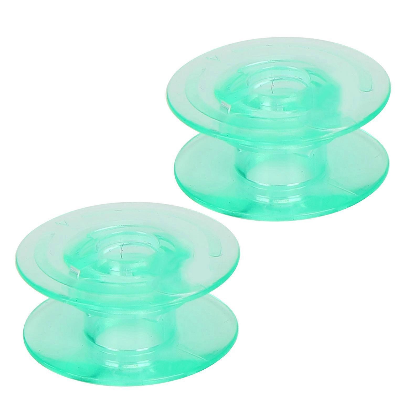 2Pcs Bobbin Transparent Plastic Sew Thread Spool Replacement Sewing Machine Accessories YEMAA