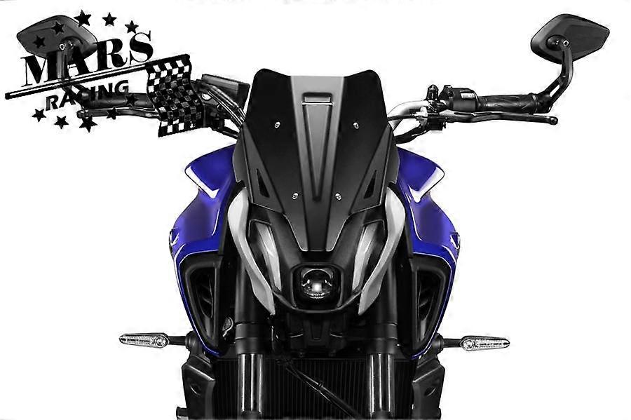 Deflettore Parabrezza Per Moto Per Yamaha MT-07 / MT07 Dal 2021 Al 2024 | Schermo Antivento Trasparente, Riduce Il Rumore - 3