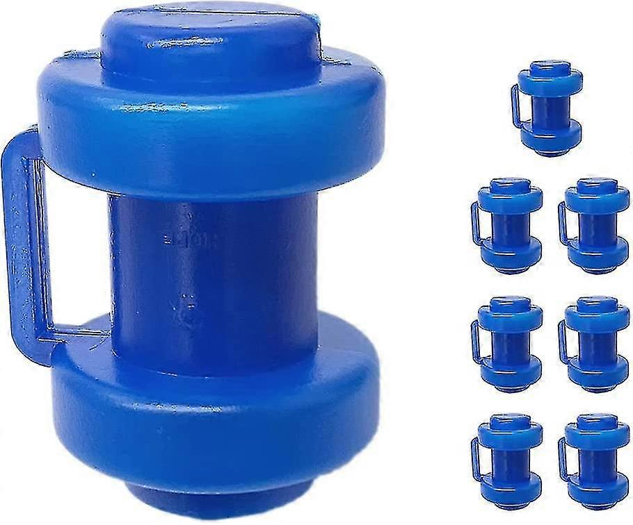 2024 Trampoline Post Cap For Trampoline Net Pegs,safety Net Replacement Part,8 Pack Protective Caps 25mm,blue