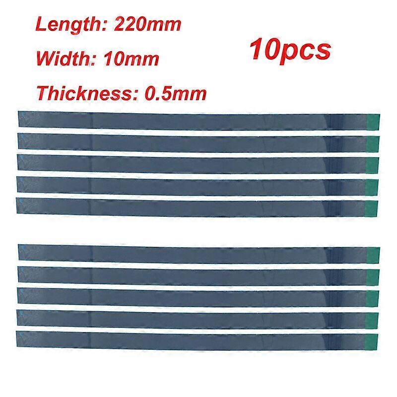 10pcs  Pull Tabs Stretch Release Adhesive Strips for LCD Screen with/without Handle - Black/White Electronics Stickers