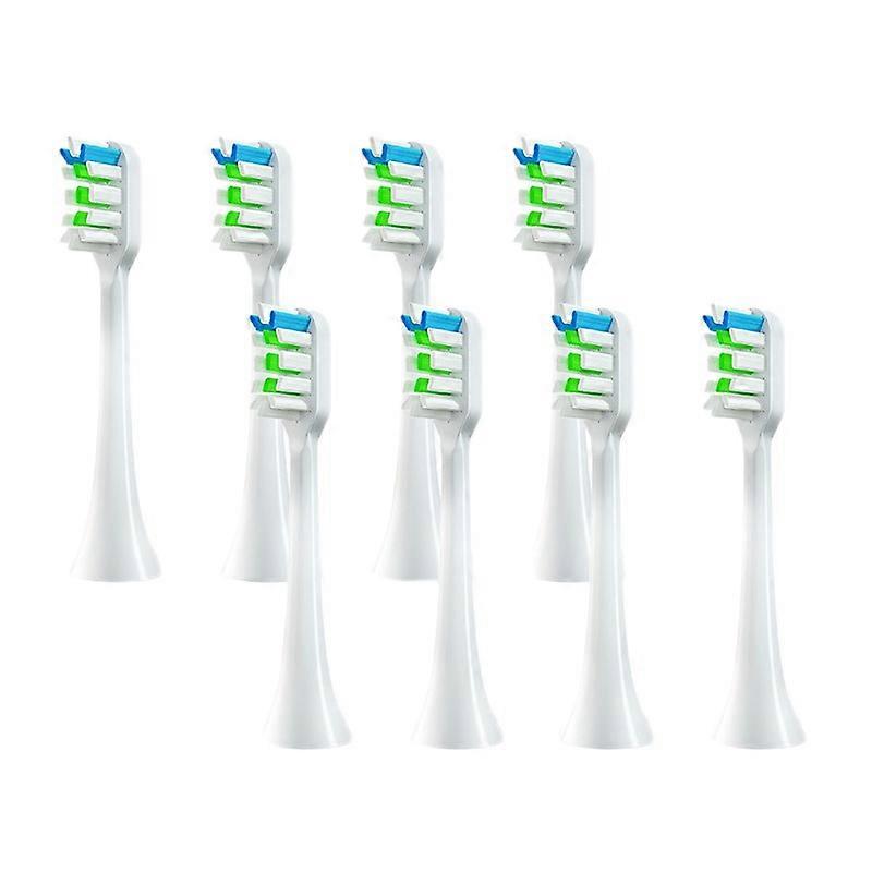 8Pcs Replacement Toothbrush Heads for V1X3/X3U X1/X3/X5 Electric Tooth Brush Heads White