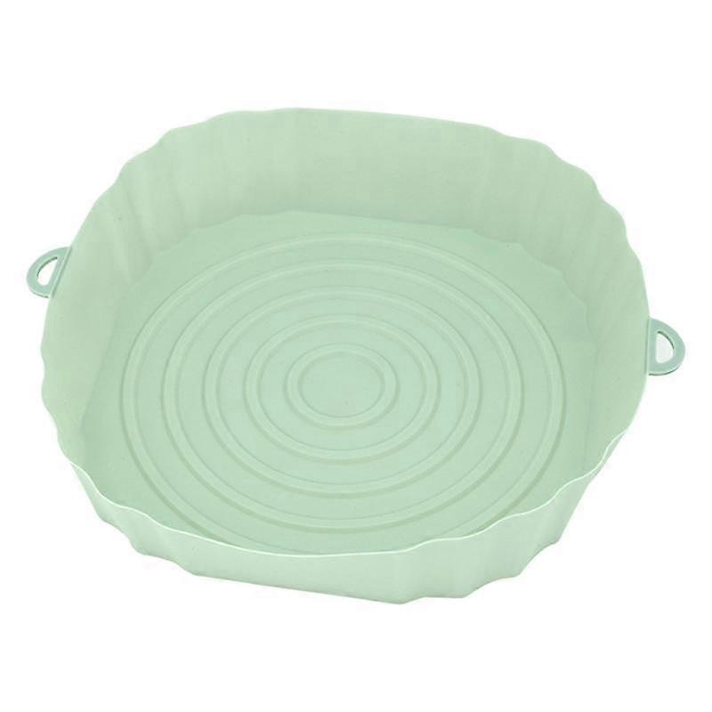 20Cm Fryers Oven Baking Tray Fried Chicken Basket Mat AirFryer Silicone Pot Round Replacemen Grill