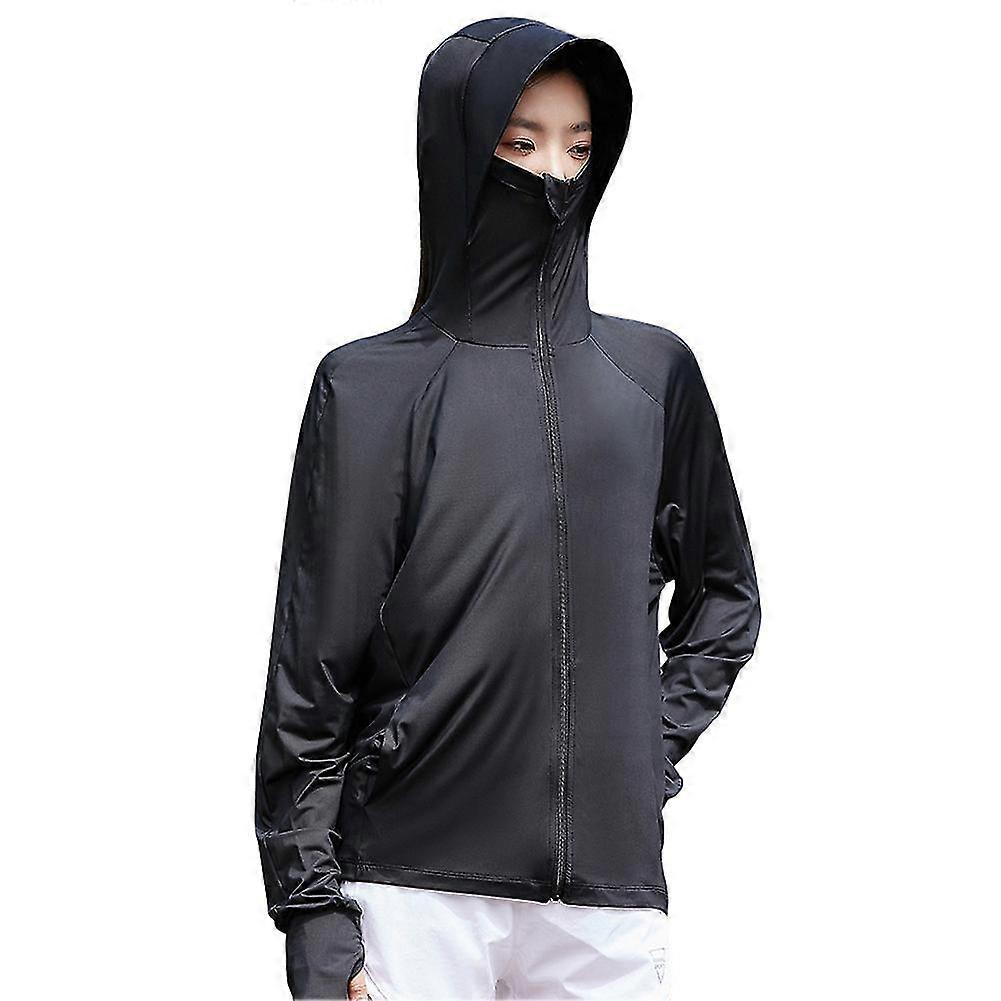 Chaqueta delgada de protección ultravioleta para mujeres Chaquetas de manga larga absorbentes de sudor para correr