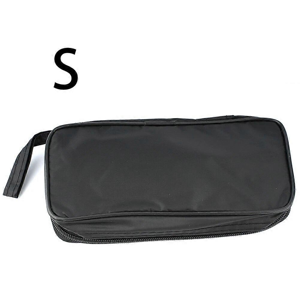 1pc Black Canvas Bag For Digital Multimeter Tool Storage Bag Storage Tools Organizers For Protecting Device From Damage Drops