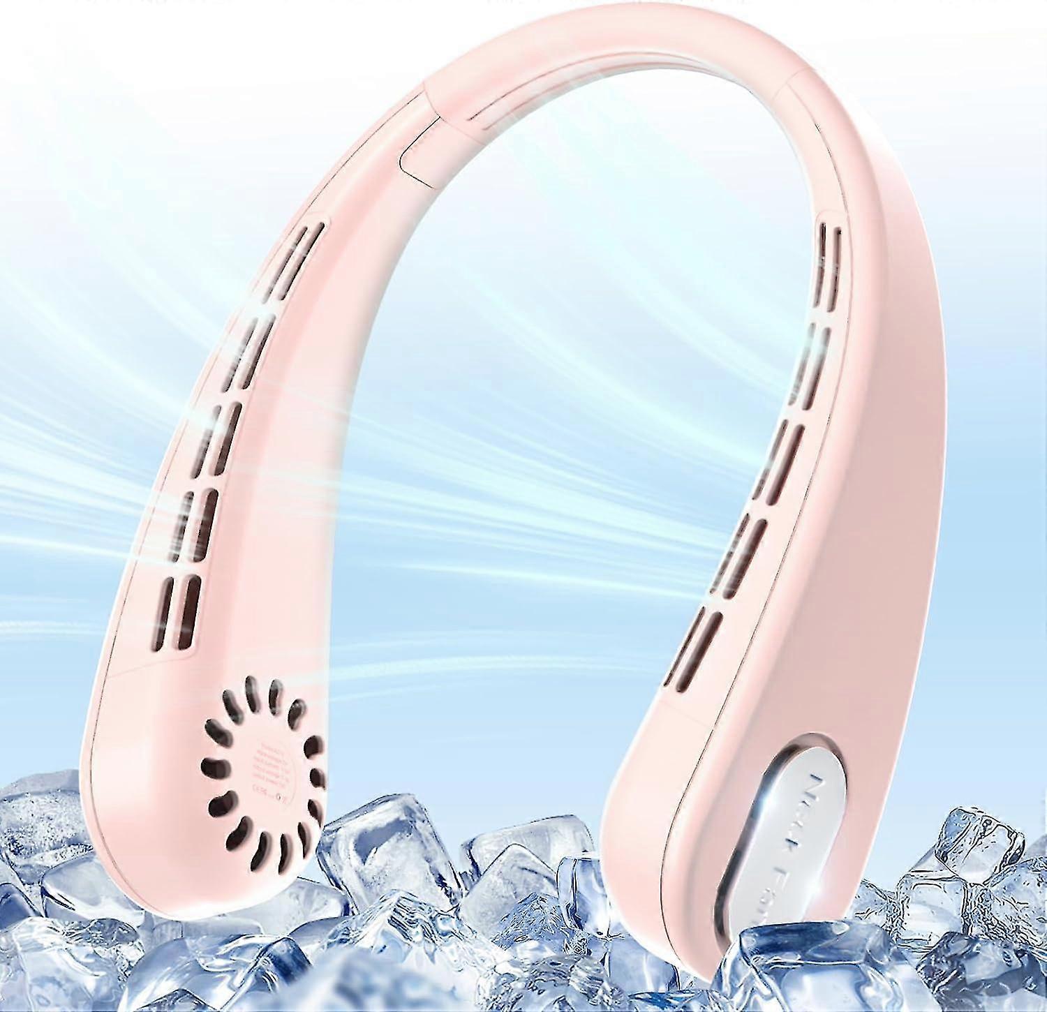 Atclv Portable Neck Fan, Bladeless Personal Fan, Recharable 4000mah , No H Snagging, 3 Speeds Faster Ing, Ultra Quiet, For Men W