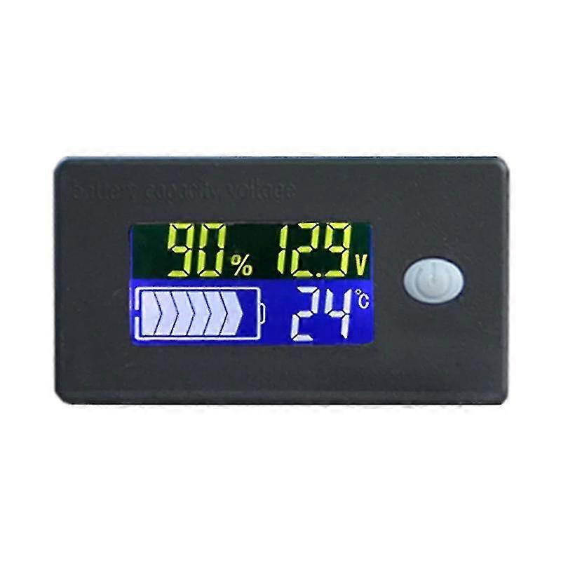Acid Battery Capacity Indicator With Lcd Display Battery Monitor For 12/24/36/48/60/72v Voltmeter