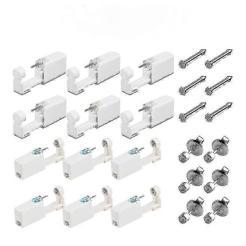 12 Pack Self Ear Piercing Gun, Disposable Self Ear Piercing Gun Kit...