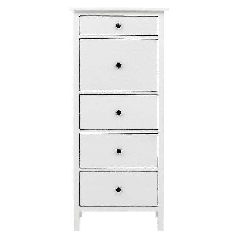 1/10 Bjd Ob11 ריהוט מיניאטורי דגם מיני שידת חמש מגירות אביזרים לבן