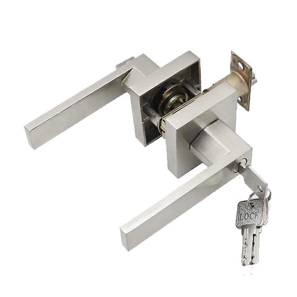 Interior Door Handles Levers Lock Bedroom Door Handles Security Entry Lock Set