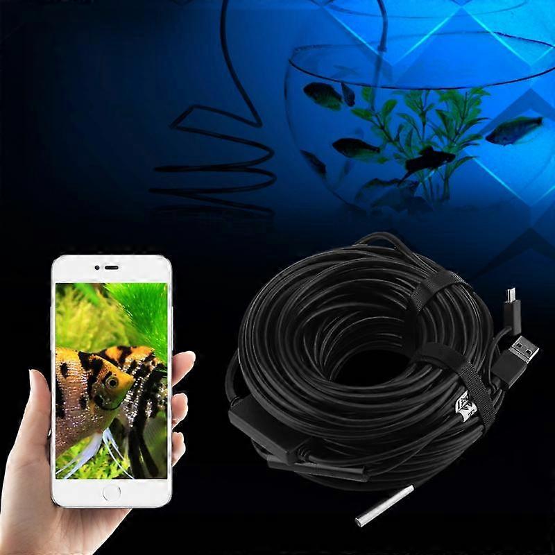 5.5mm USB Endoscope 3 IN 1 20 Meter with 720P Waterproof Camera for Pipe Car Inspection Free Ship Pipe Car Inspection