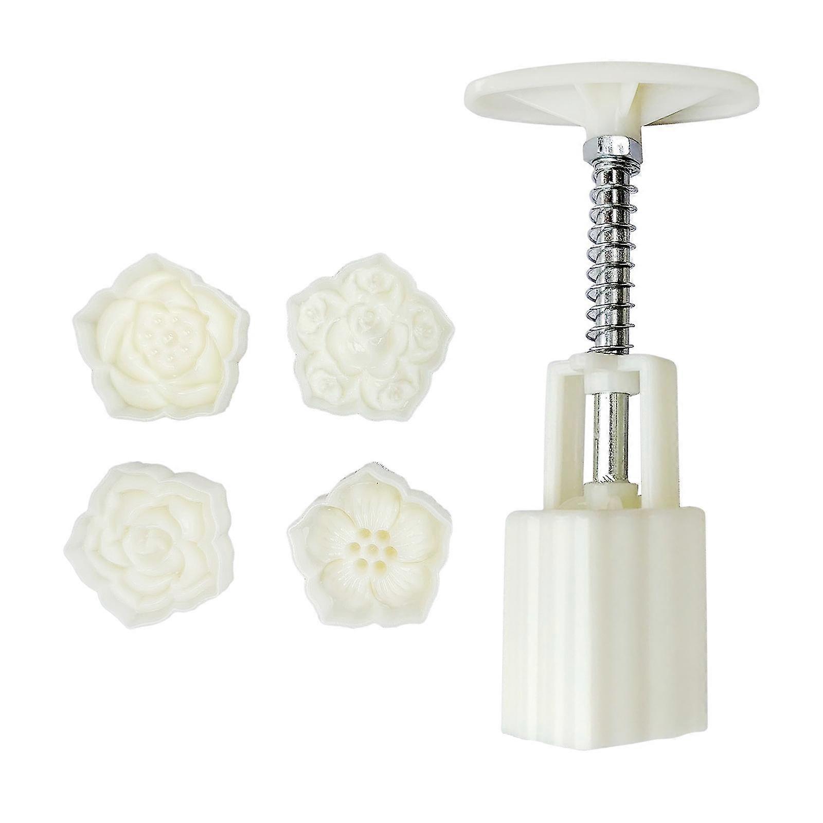 Baking Decorating Mooncake Mould Flowers Mode Pattern Bath Bombs Gift Durable