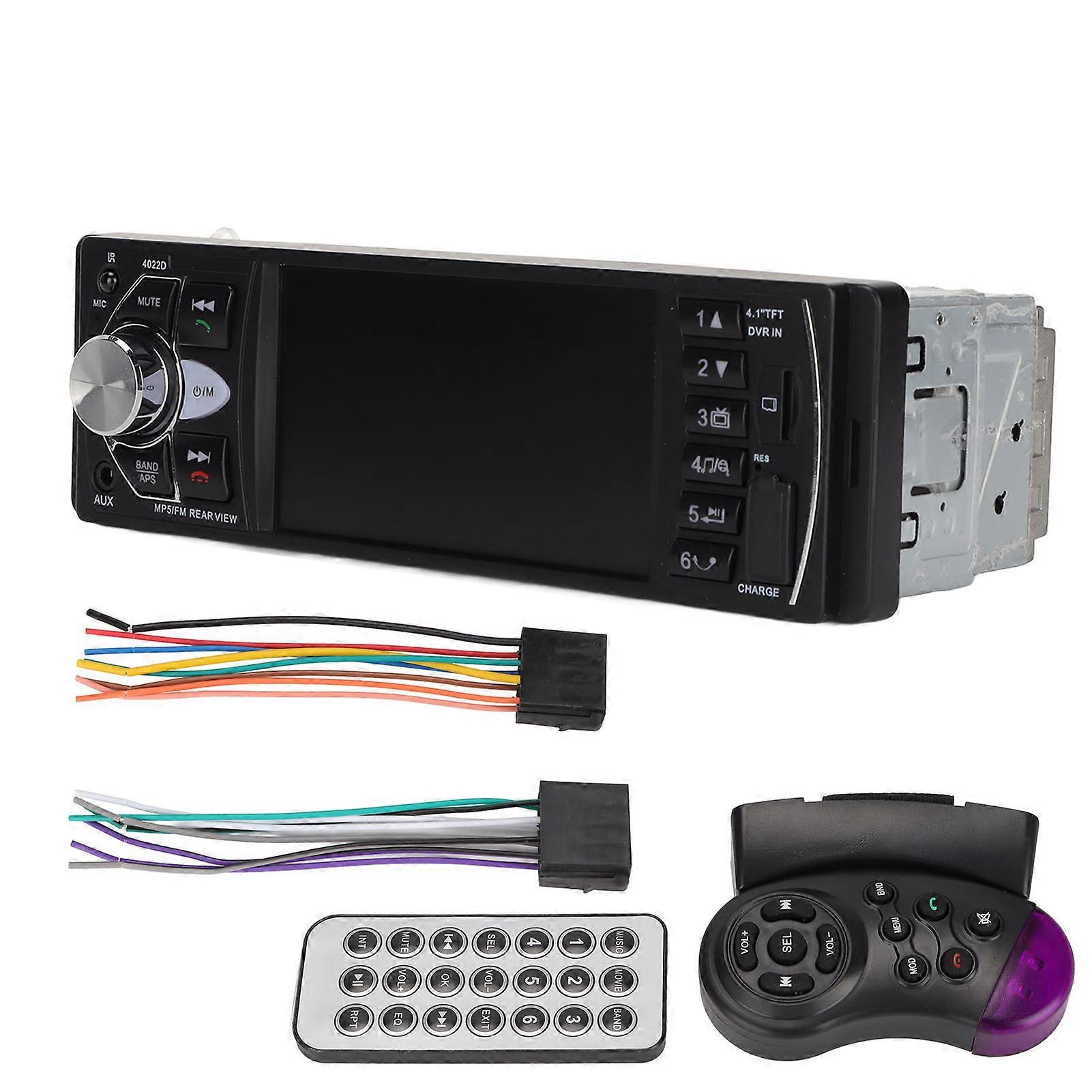 4.1in Car MP5 Radio Player 1080P Multifunctional Stereo Hands Free Car MP5 Player for Cars