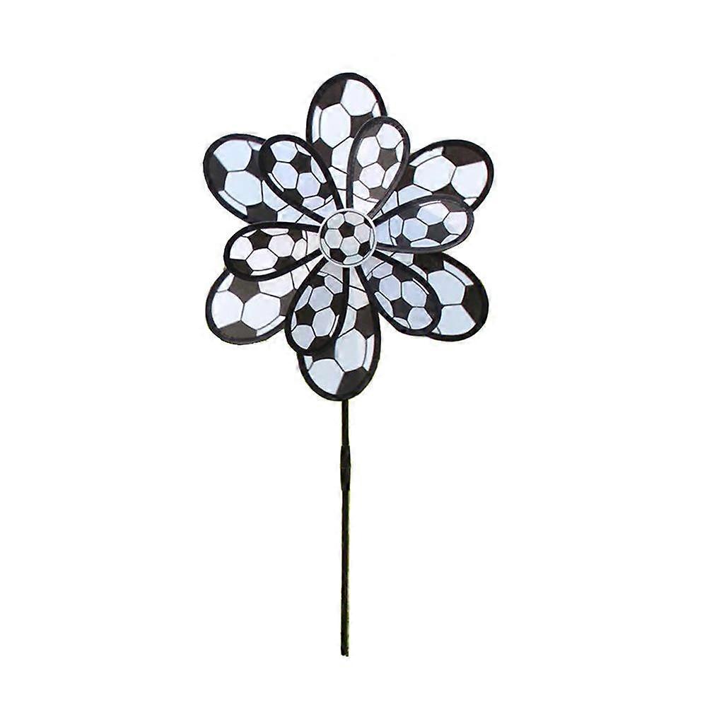 Double Layer Windmill Kids Party Toy Garden Decor Red