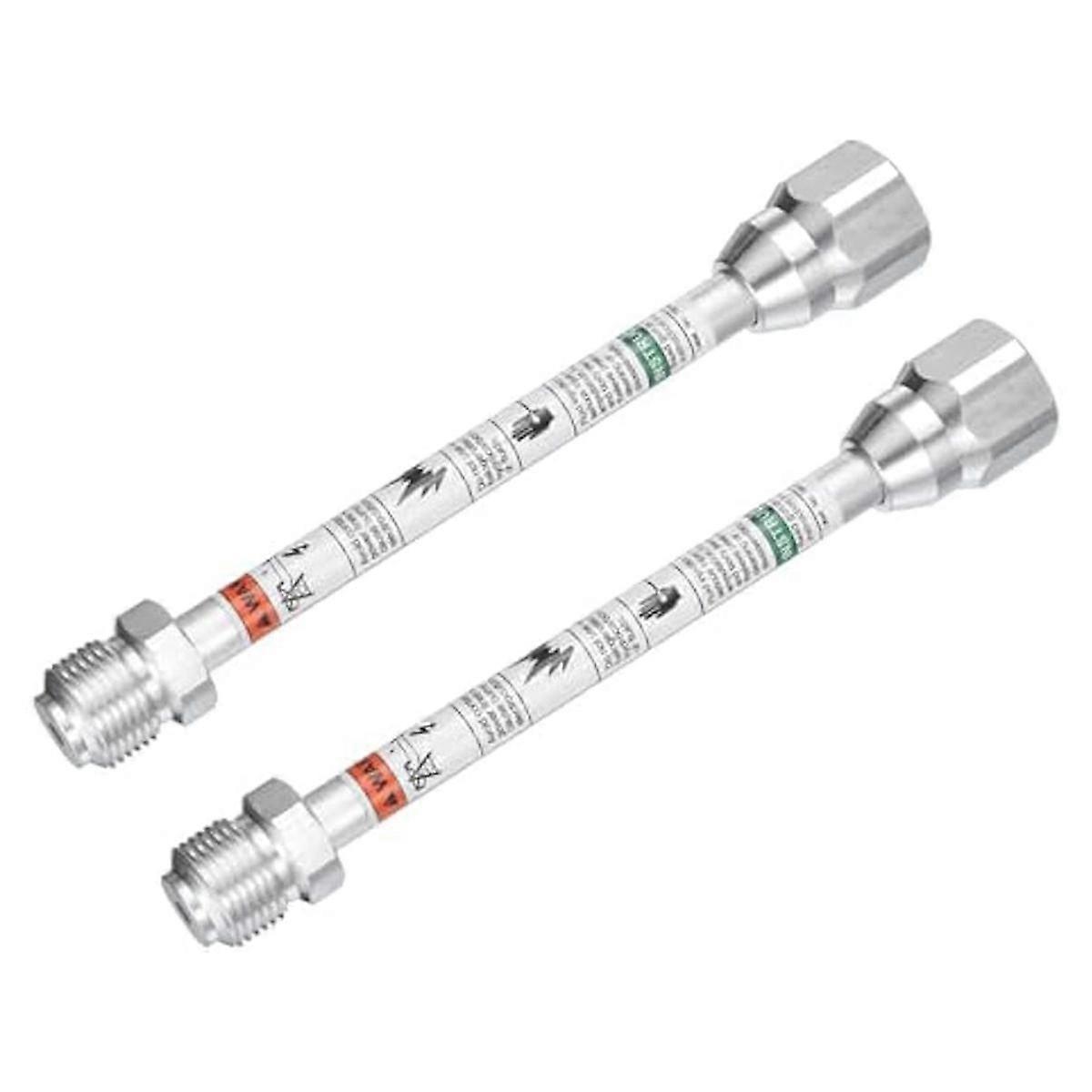 2pcs 20cm/8inch Airless Paint Sprayer Tip Extension Pole Rod Painting Anti- Airless Paint Sprayer E