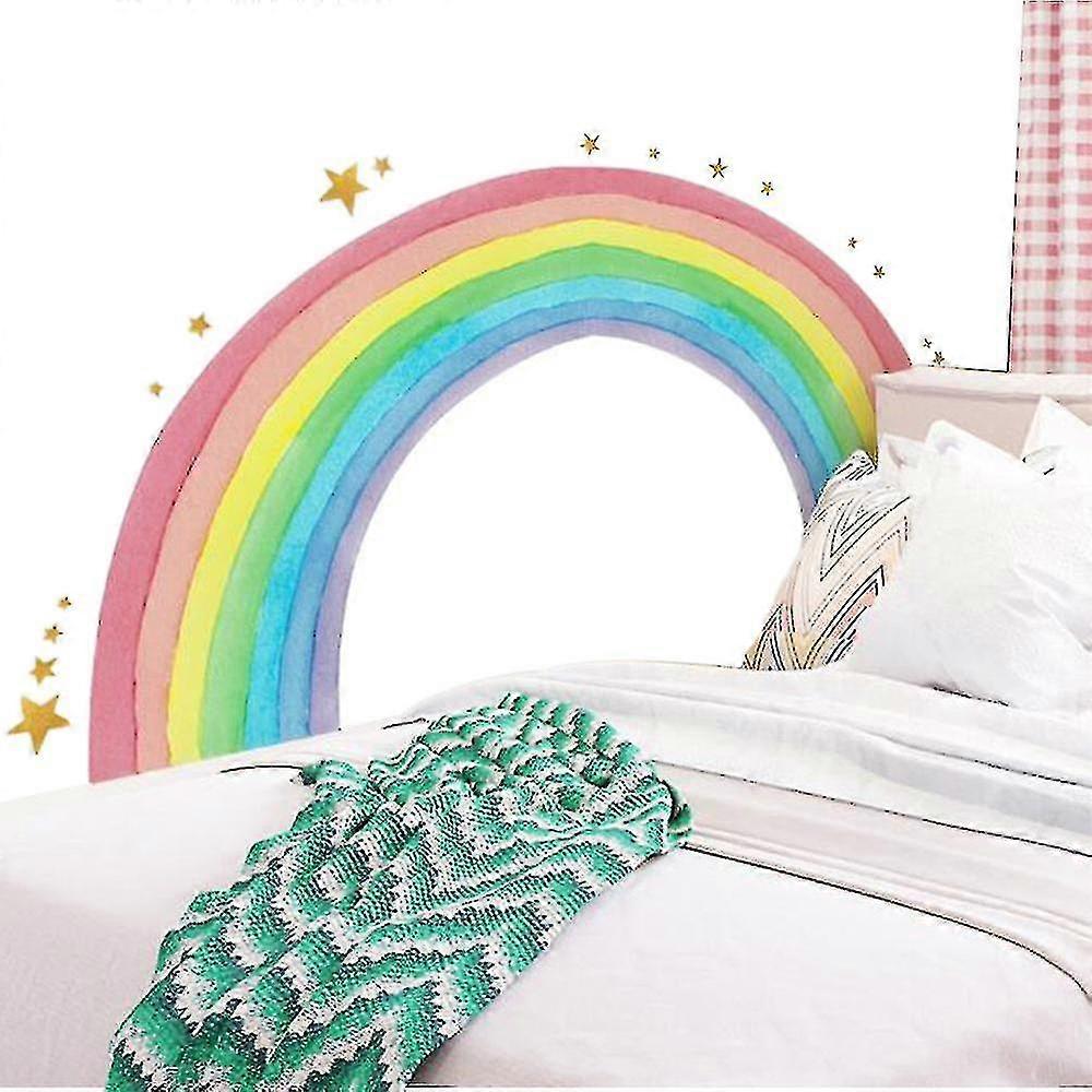 2pcs Big Rainbow Wall Stickers Home Decor