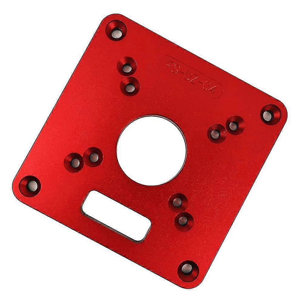 Router Table Router Plate Insert Plate Red Universal Trimming Machine Flipboard For Wooden Benches Router Table Top