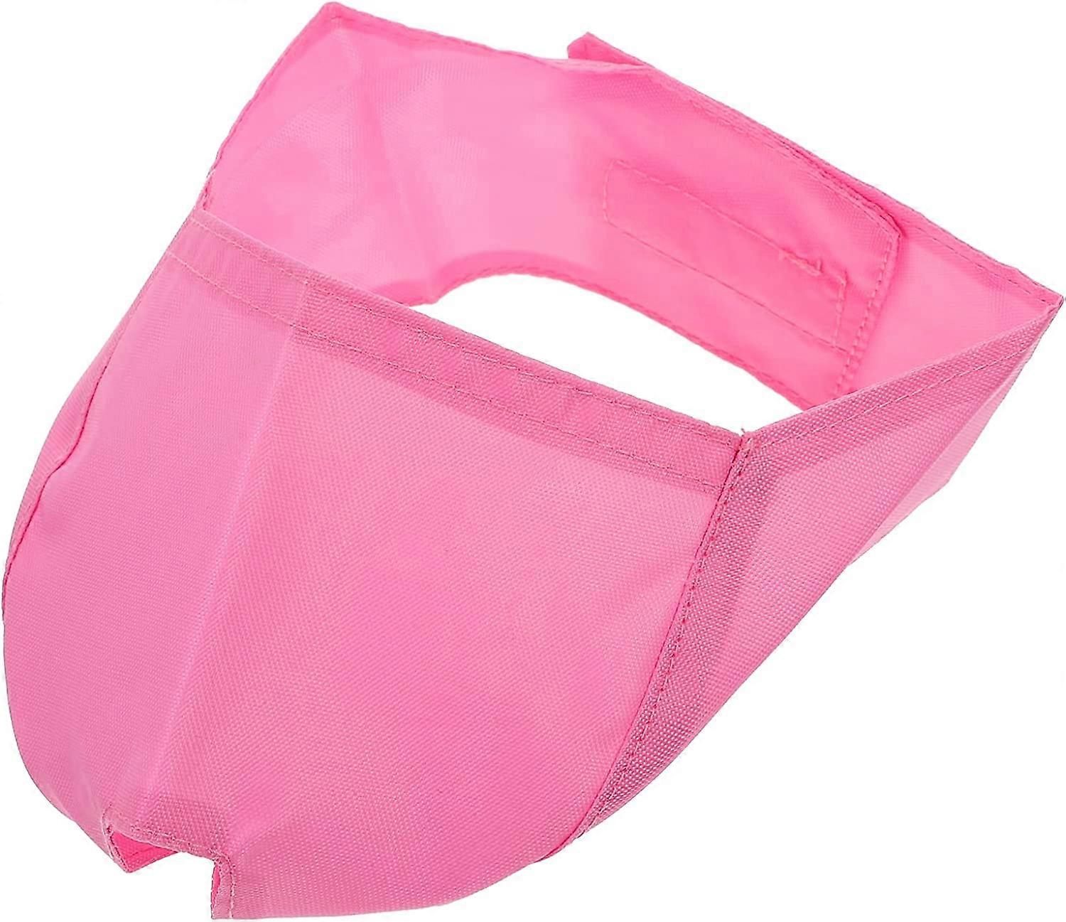 Cat Muzzle Breathable Muzzle Soft Flexible Fabric Muzzle Cat Masks Mouth Guard Muzzle for Biting Chewing and Grooming Size L Pink 3 -