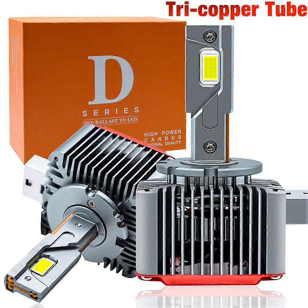 90000LM D3S LED D1S D2S D4S D5S D8S Led Headlights HID Tri-copper Tube 100W Canbus D2R D4R Bulb CSP Car Light Auto 6000K 12V 24V