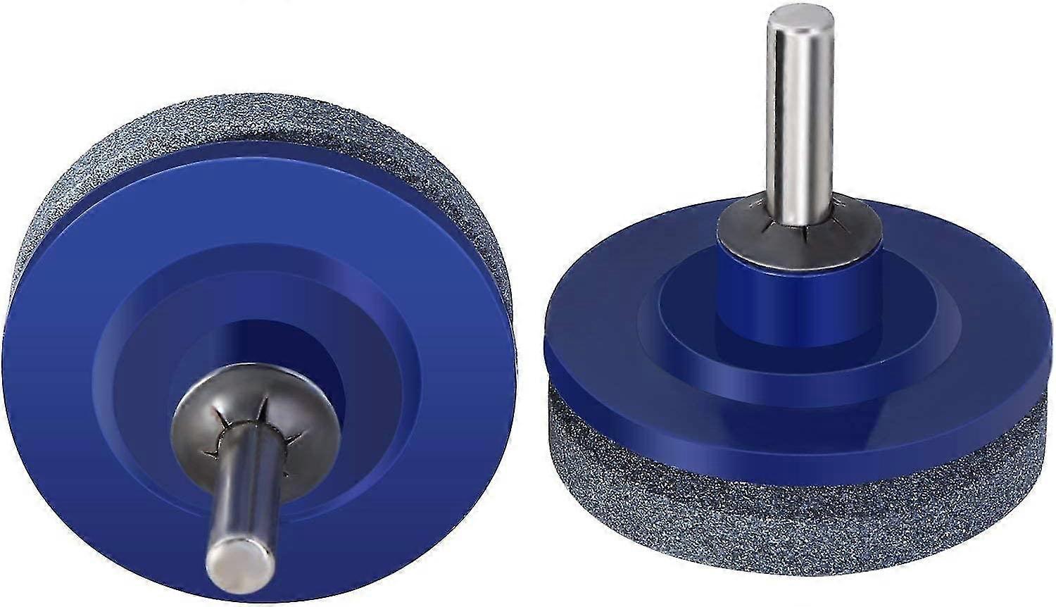 4 Packs Abrasive Lawn Mower Blade Sharpener For Hand Drill Electric Sharpener, Universal Lawn Mower Knife Sharpener With Rotary Drill