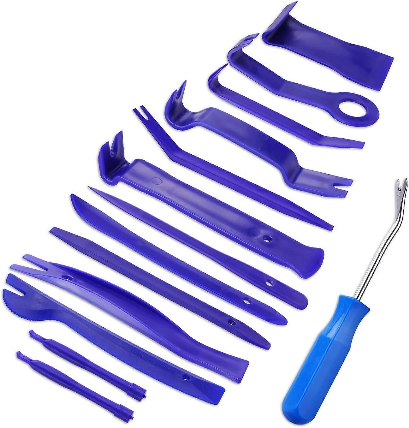 Trim Removal Tools, 14 PCS Plastic Auto Door Panel Removal Tool Set, Removal Tools for Car Door Panel Dashboard