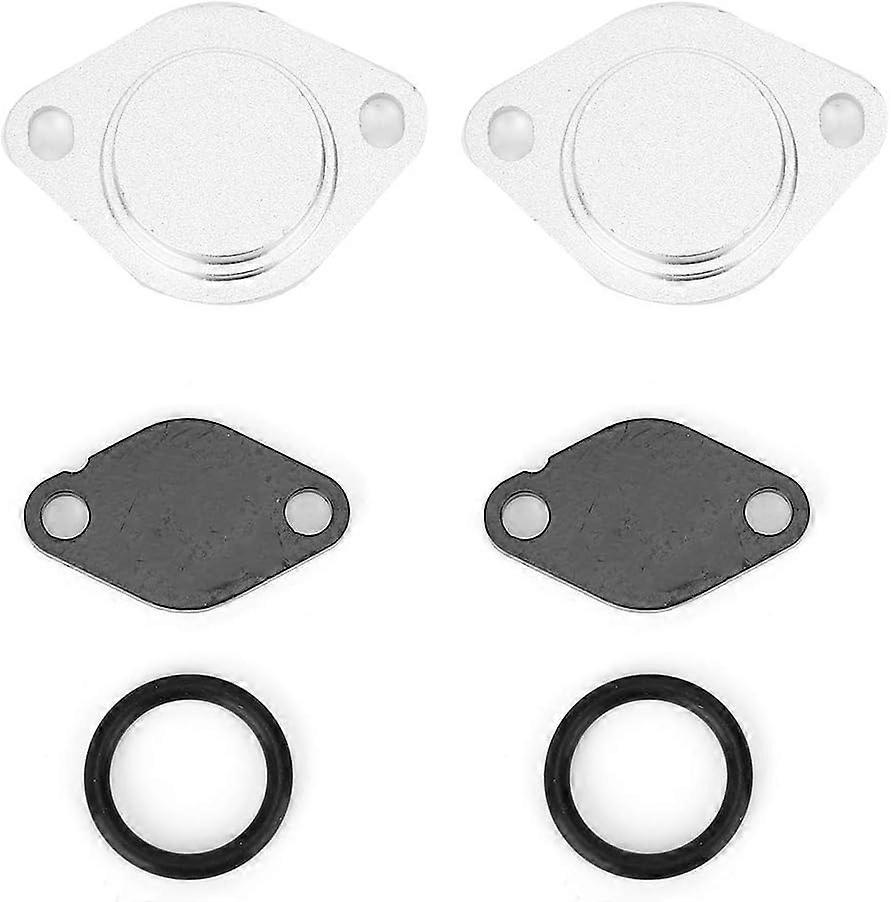 Universal Car EGR Delete Kit EGR Valve Blanking Block Plate O-Ring Kit for Land Rover Discovery Range Rover Sport
