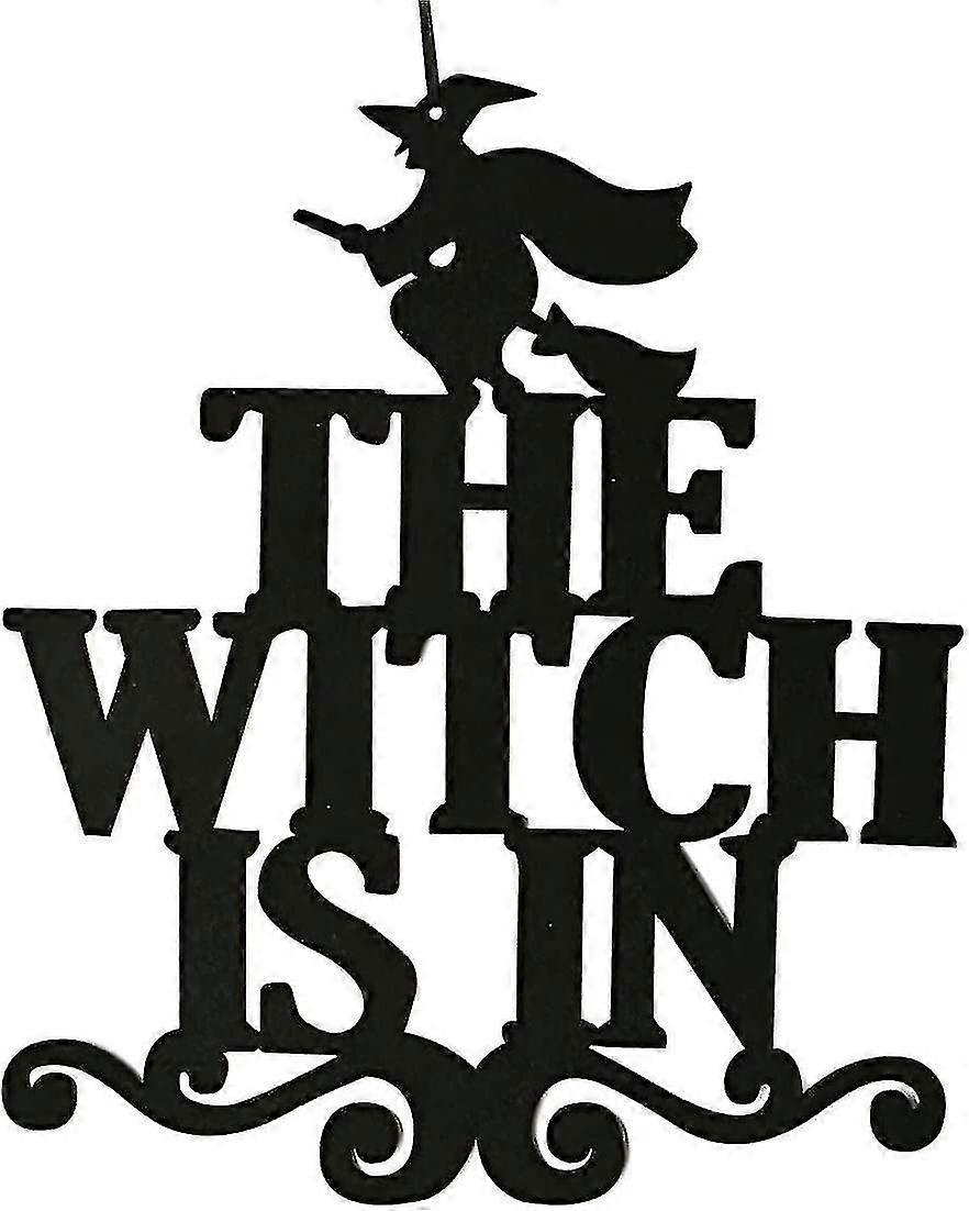 Halloween Party Wall Hanging Decorative Panel Witch (a, Style)