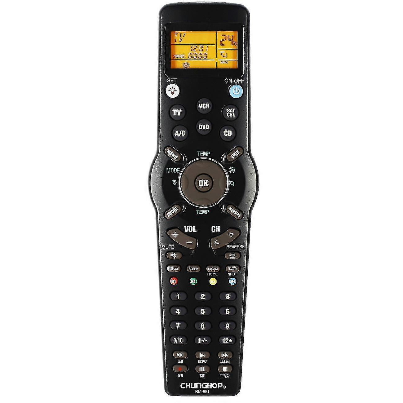 Rm991 Smart Universal Remote Control Multifunctional Learning Remote Control For Tv/,dvd Cd,vcr,sa