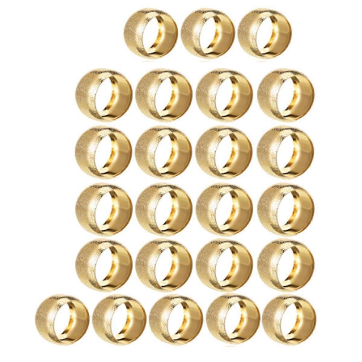 24Pcs Gold Napkin Rings Napkin Holders for Cloth Napkins Metal Wedding Napkin Holder for Linen Fabr