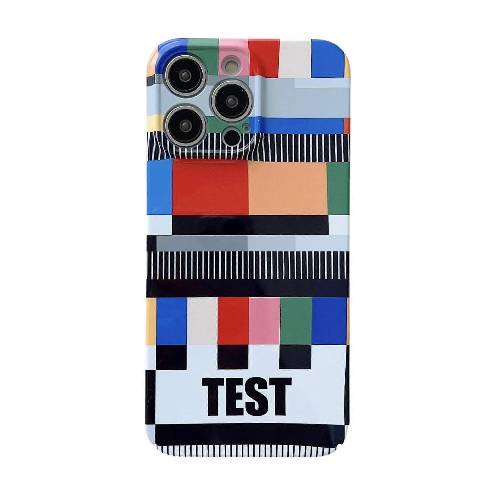 Colorful color block pattern Phone Case For iPhone 14 Pro Max