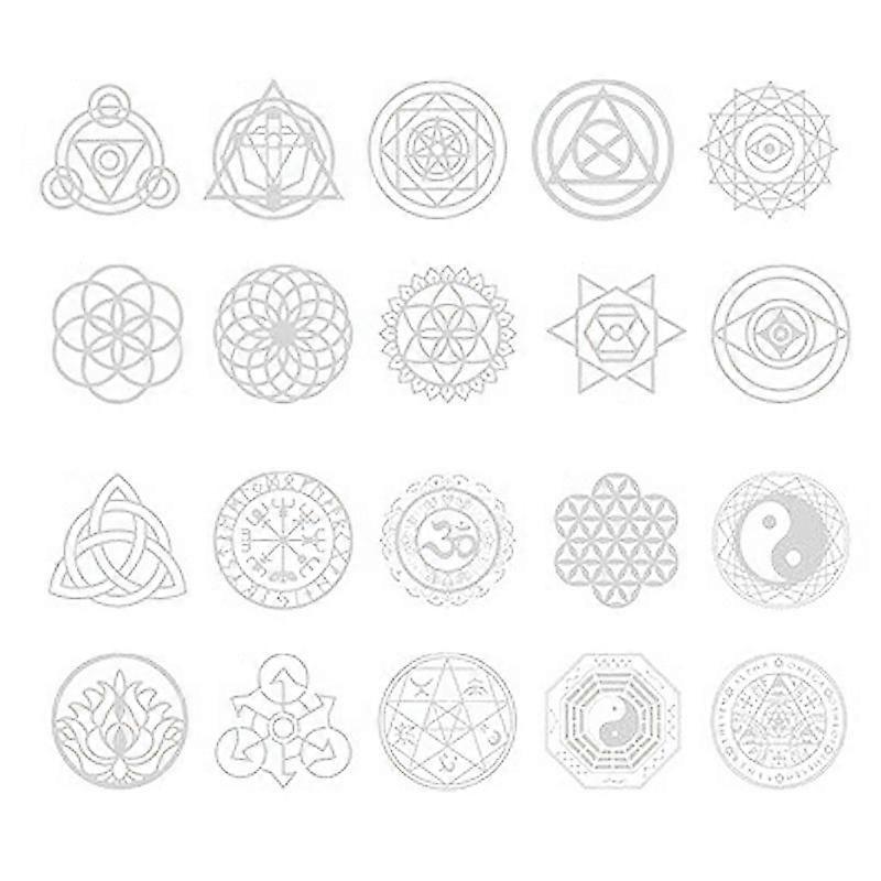 Orgonite Stickers Fleur Invitation Orgonite Autocollant Résine Adhésif Moule DIY