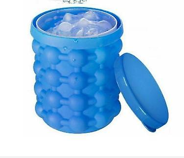 Ice Cube Maker Silikon Eis Eimer Eis Form Tablett Werkzeug Platz ersparnis
