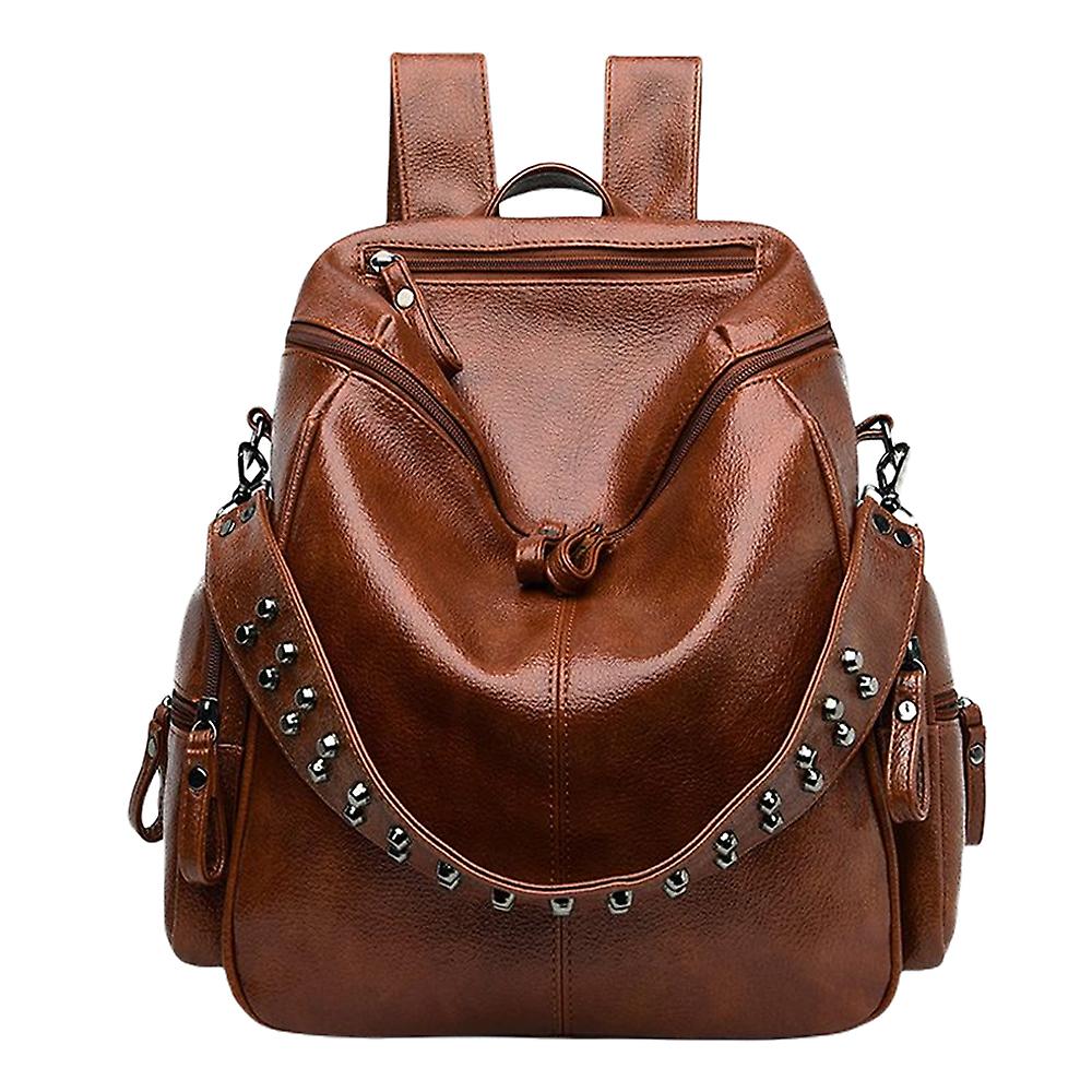 Women's Pu Leather Fashion Mini Casual Backpack