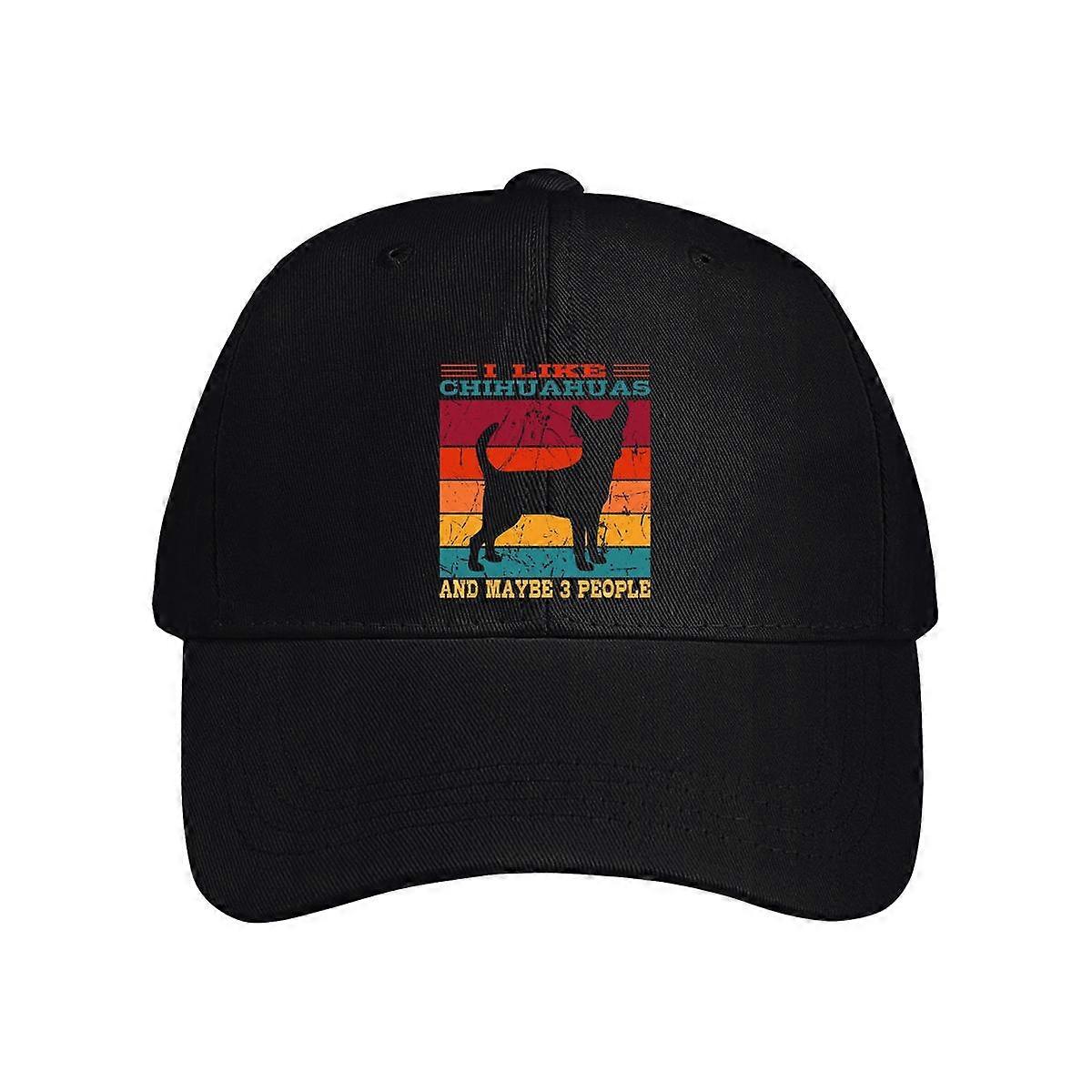 I Like Chihuahuas And Maybe 3 People Baseball Cap