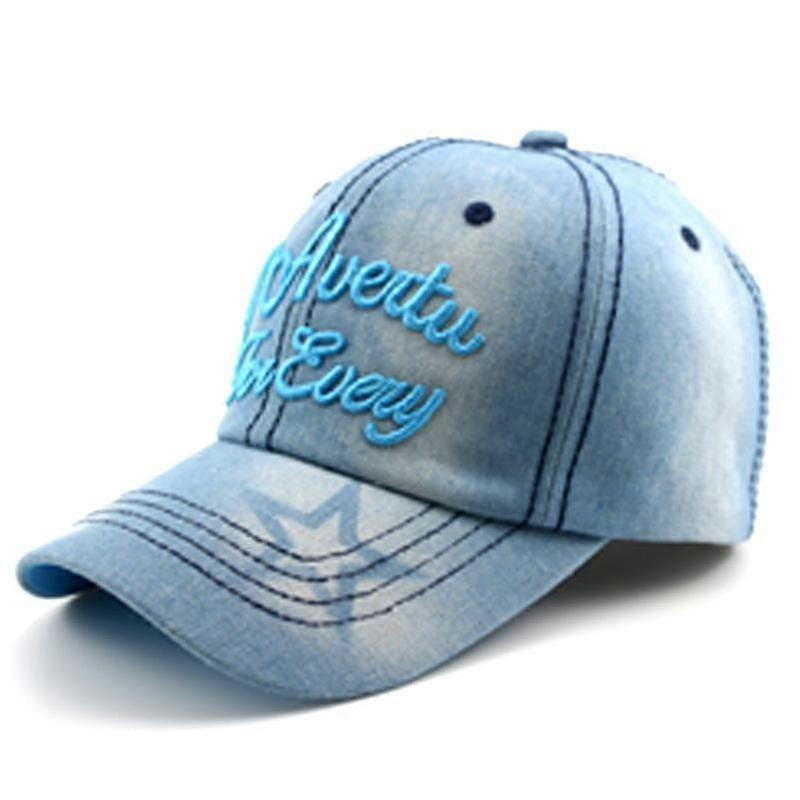 Denim Baseball Cap Embroidery Snapback Hats
