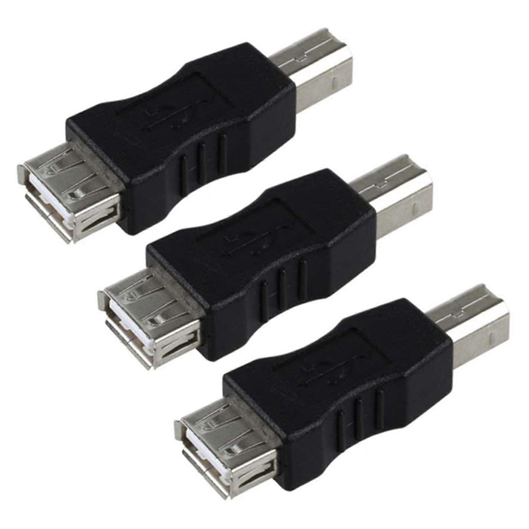 3x USB Typ A Buchse auf USB Typ B Stecker Adapter