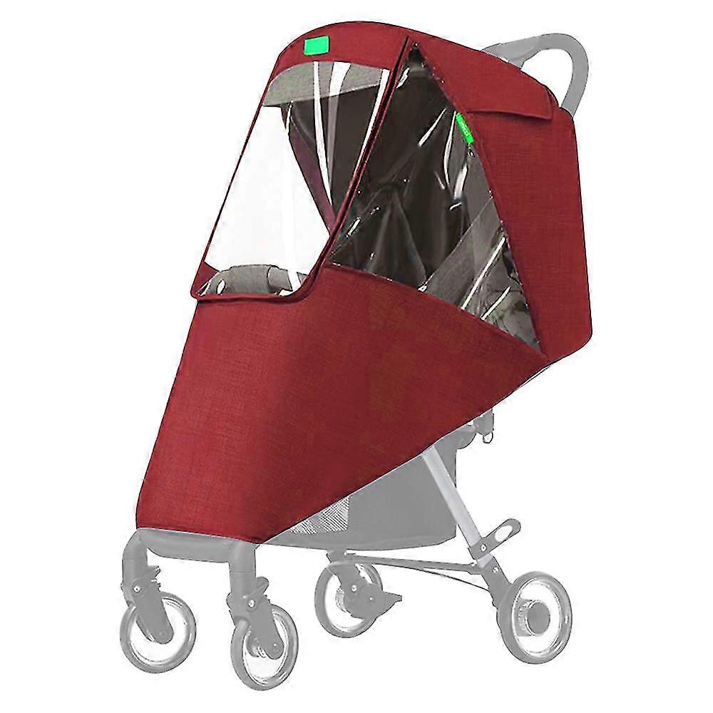 Stroller Rain Cover Mosquito Net,Weather Shield Accessories - Protect From Rain Wind Snow Dust Insects Water Proof Ventilate Clear-Breathable Bug Sh
