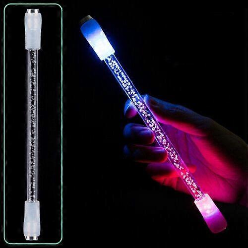 Light Up Pen Sensorisk Fidget Spinner Toy Autisme Barn Rolling Game Stress Reliever
