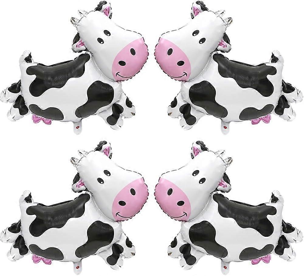 4パックカウバルーンファームアニマルパーティー用品