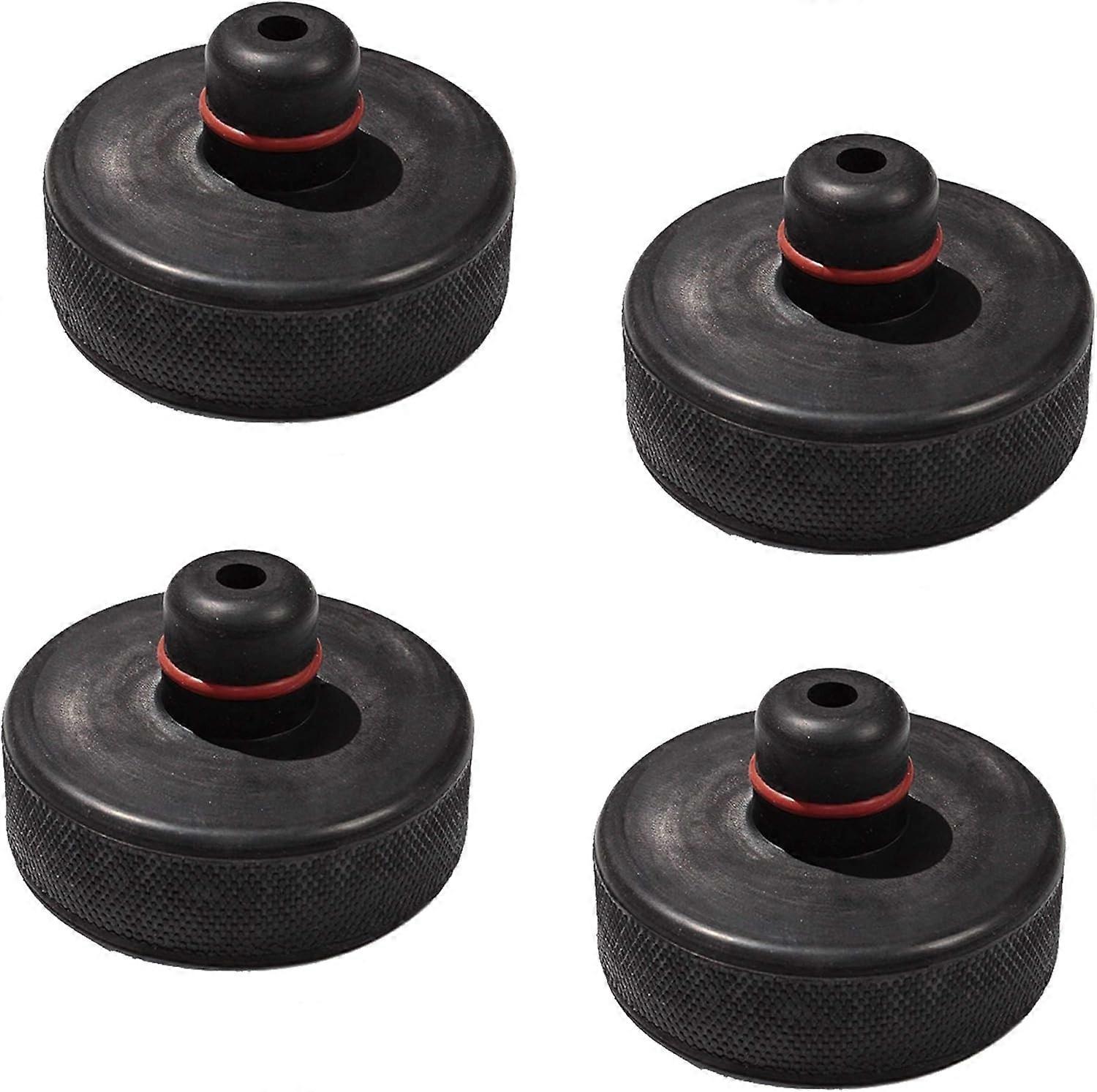 Car Jack Pad Lift Point Adapter - Round Polyurethane Pads For Chevrolet Corvette C5, C6, C7 | Protects Chassis & Side Skirts