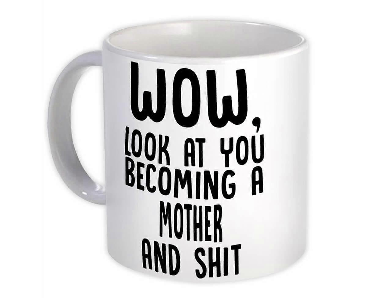 Gåva mugg: mor och sh * t wow
