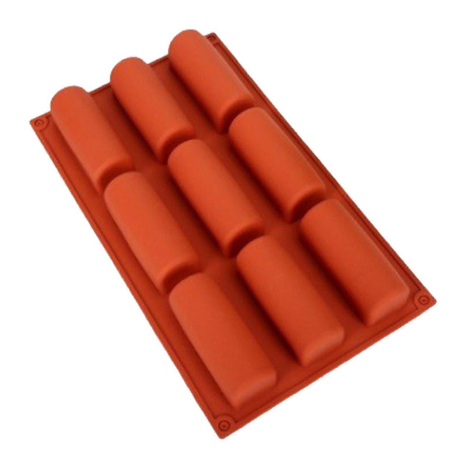 DIY Baking Moulds 3D Stick Semi-cylindrical Shape for Chocolate Truffle Mousse
