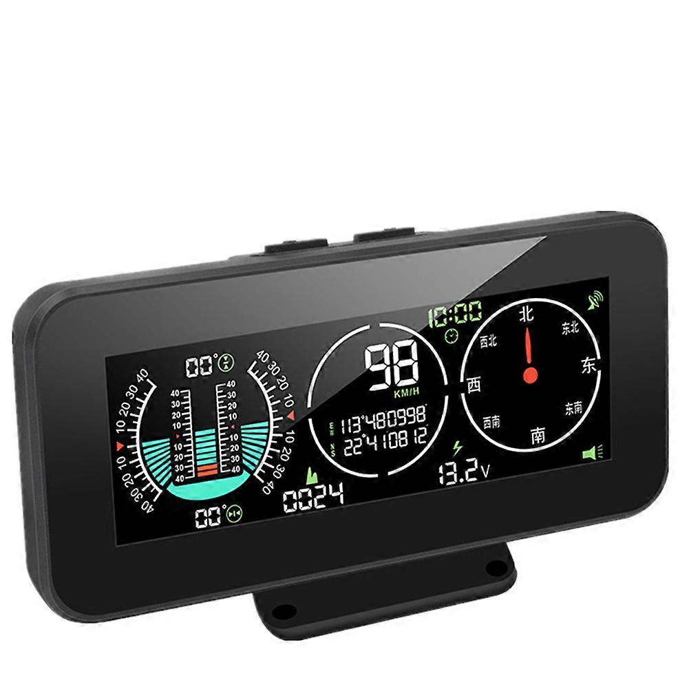 Off-road Car Digital Inclinometer Guage Tilt Indicator Angle Level Slope Meter MRCARTOOL M50 smart inclinometer Head Up Display