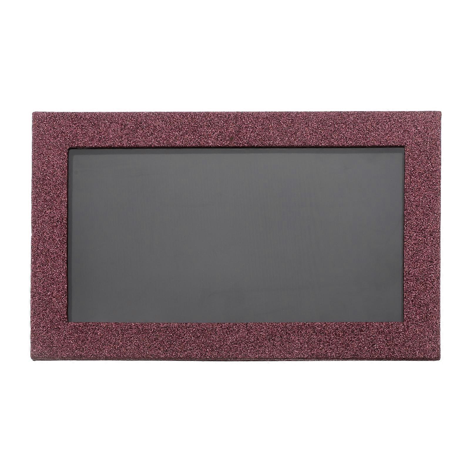 Glitter DIY Μαγνητικό άδειο δοχείο Καλλυντικά κουτί αποθήκευσης Τηγάνι σκιών ματιών (Claret)
