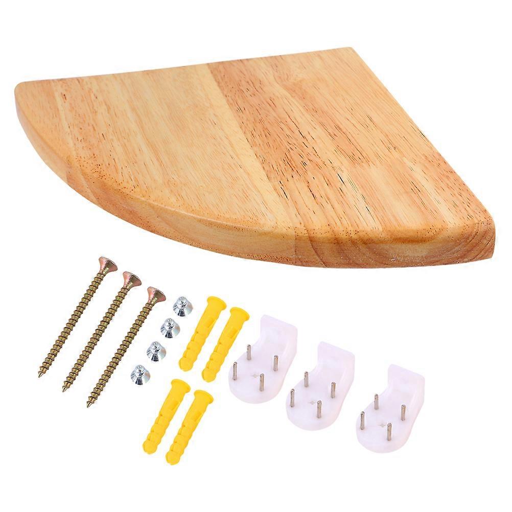 1 סט של מדף פינתי צף רב תכליתי מדף קיר צף מחזיק צמחים מדף