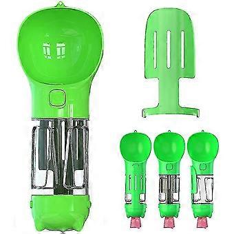 3 In 1 Dog Bottle. 300ml Portable Dispenser With Poop Scoop And Poop
